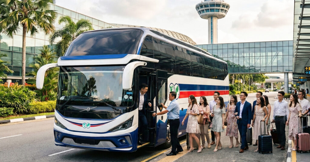Airport Transfer Bus Singapore for Group